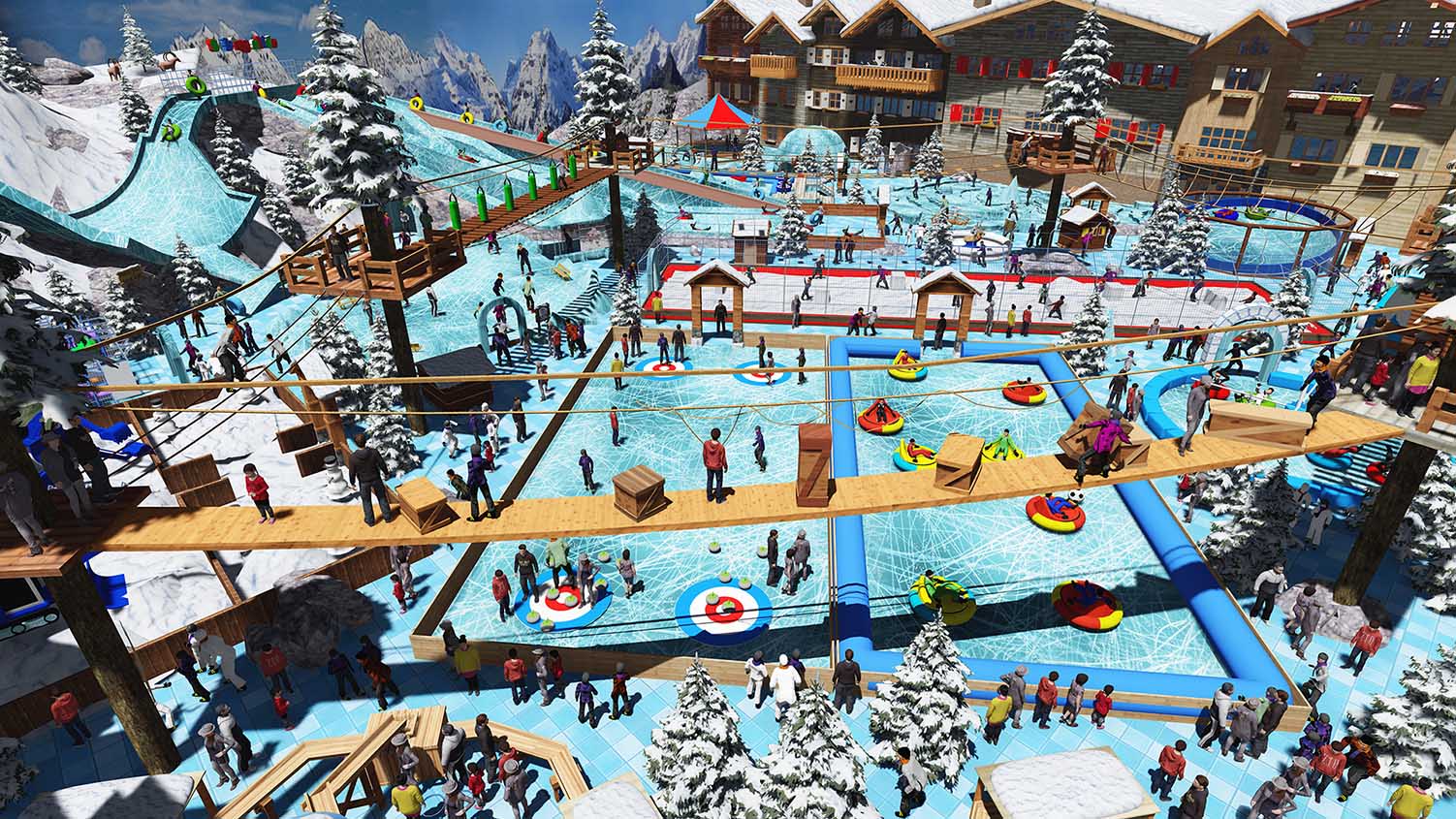 A Large Choice of Instant Fun Snow & Ice Attractions