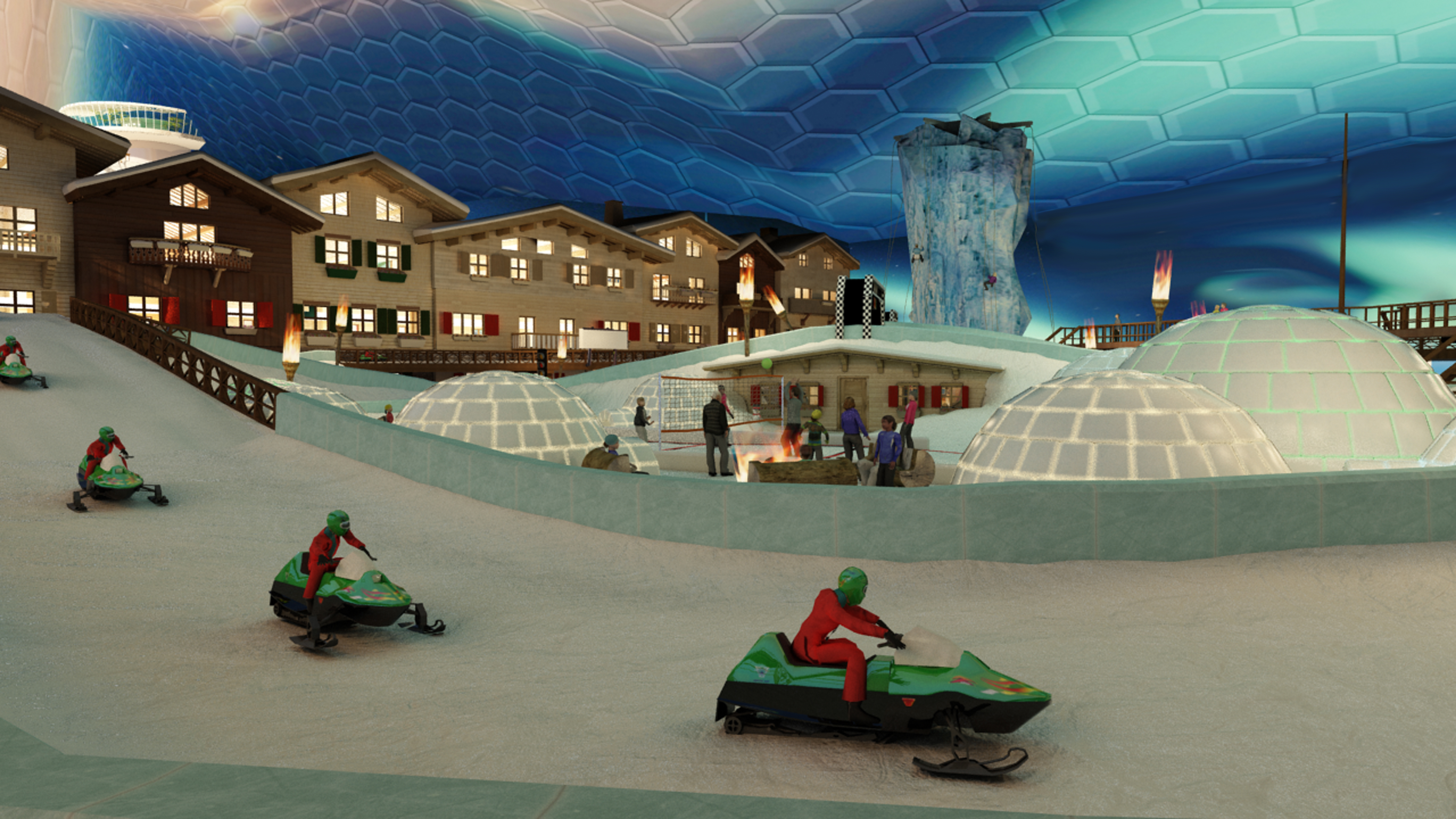Indoor snow themepark - Arctic Kart