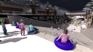 Indoor snow themepark - Snowplay Straight Slides