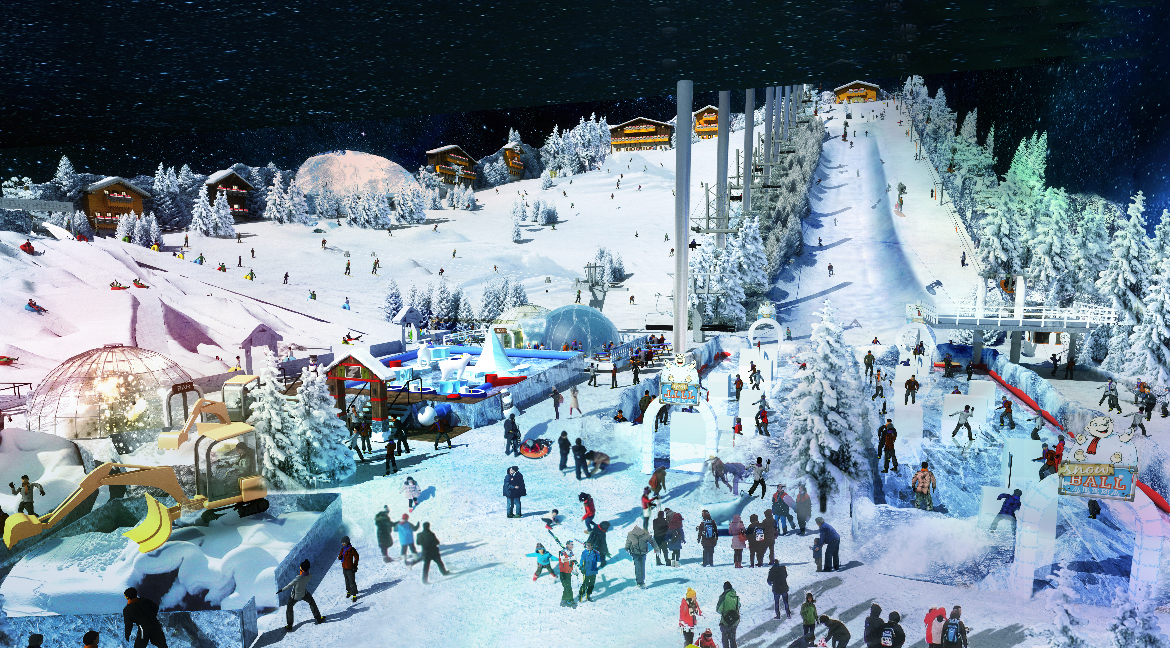 Indoor snow themepark - SnowXS